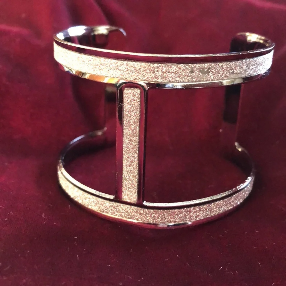 Silver cuff bracelet